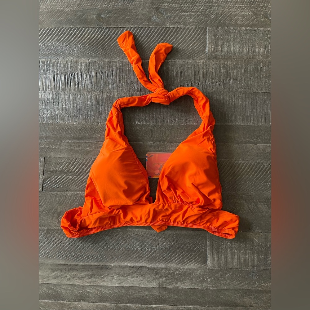Rio de Sol Calendula Halter  Bikini Top